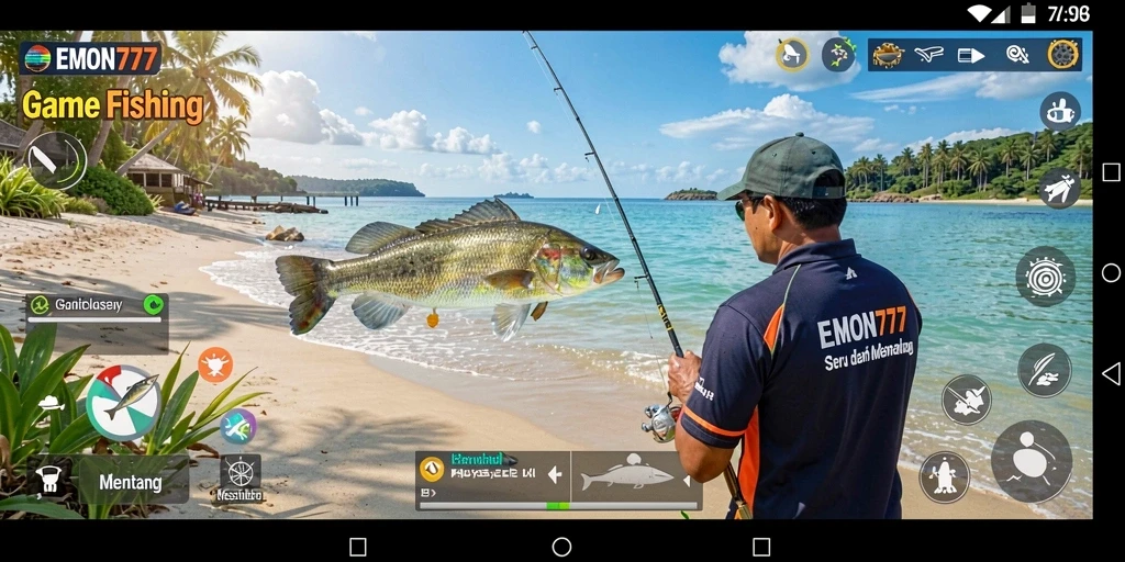 Tangkapan ikan yang beragam di EMON777 saat bermain.