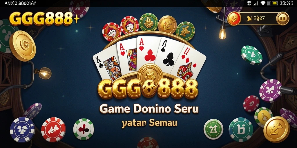 Tampilan gameplay domino yang seru dan interaktif.