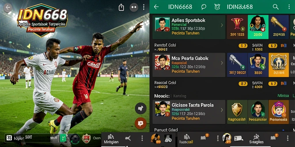 Tampilan gameplay Sportsbook yang menarik dan interaktif.