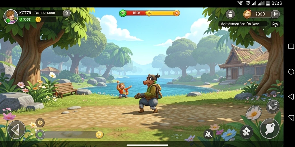 Tampilan gameplay KG778 yang menarik dan penuh warna.