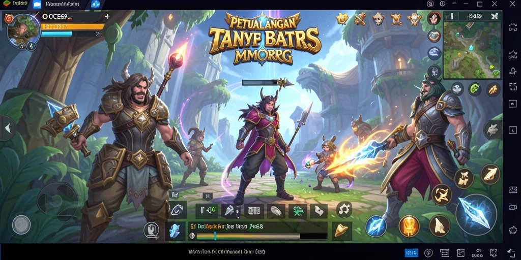 Tampilan aksi seru dalam gameplay OCE69 yang menampilkan pertarungan dan eksplorasi.