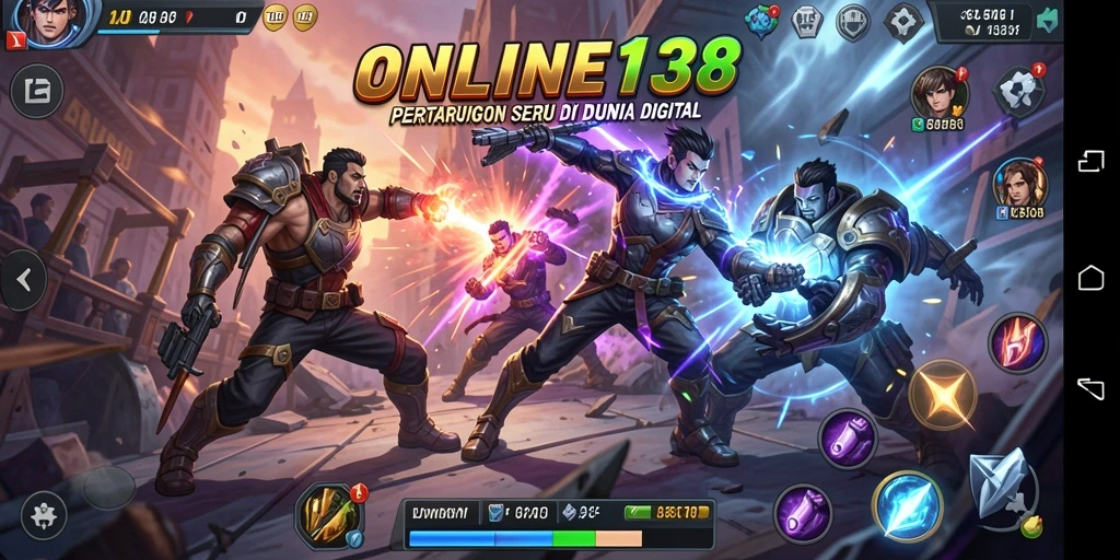 Gameplay seru dengan aksi bertarung epik.