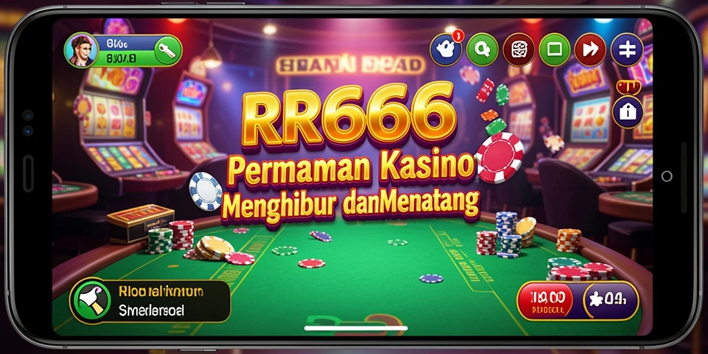 Tampilan gameplay RR666 yang mendebarkan dan realistis dalam suasana Kasino.