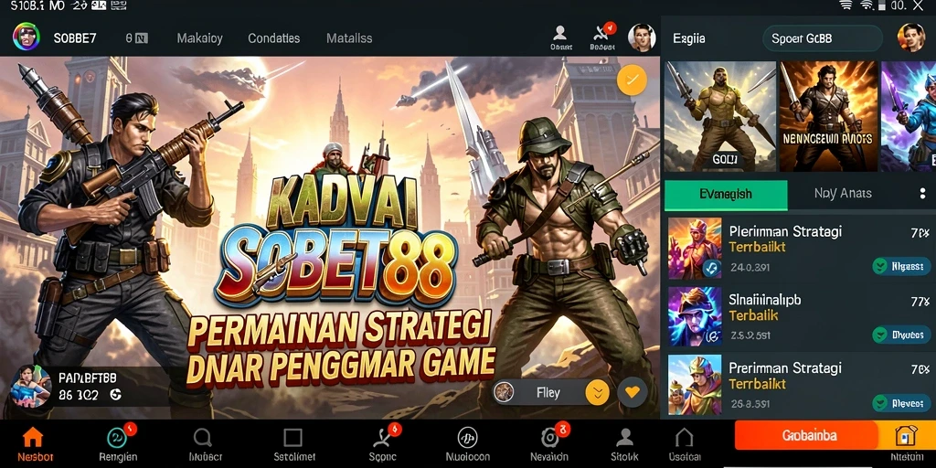 Tampilan gameplay SOBET88 yang mendebarkan dan menantang.