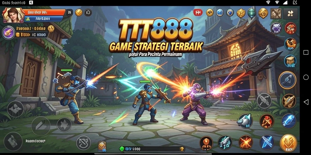 Tampilan gameplay seru TTT888 yang menguji strategi dan taktik.